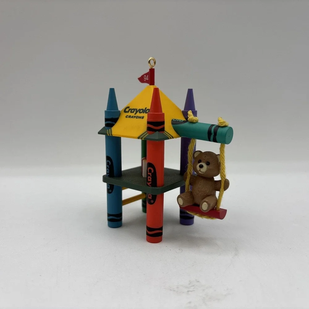 Hallmark Keepsake Ornament 1994 Bright Playful Colors 6th In Crayola Series EUC